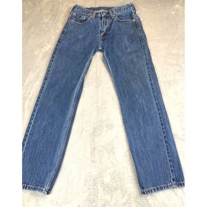 Levi's Men's 501 34x30 Original Straight Fit Jeans - Dark Wash